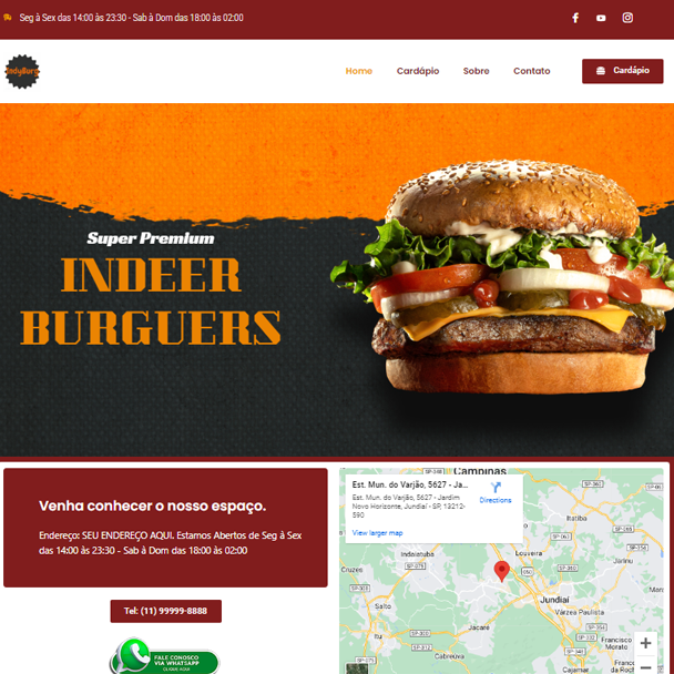 capa hamburgueria